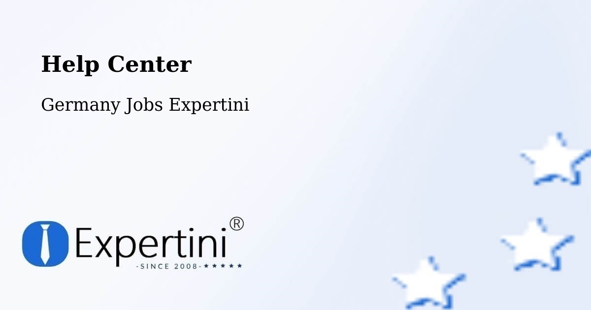 Help Center – Bückeburg - Germany Jobs Expertini